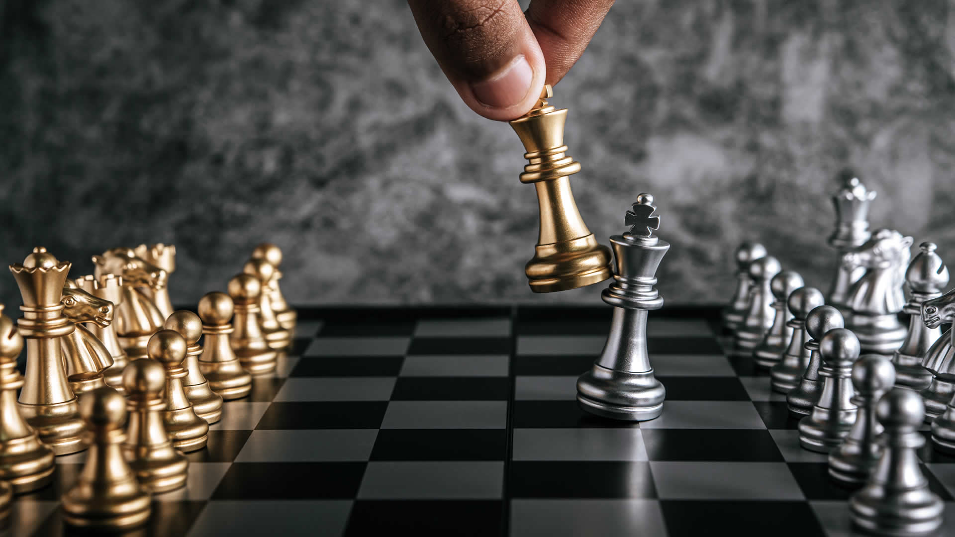 Chess players competing at an Eiker Sjakklubb tournament