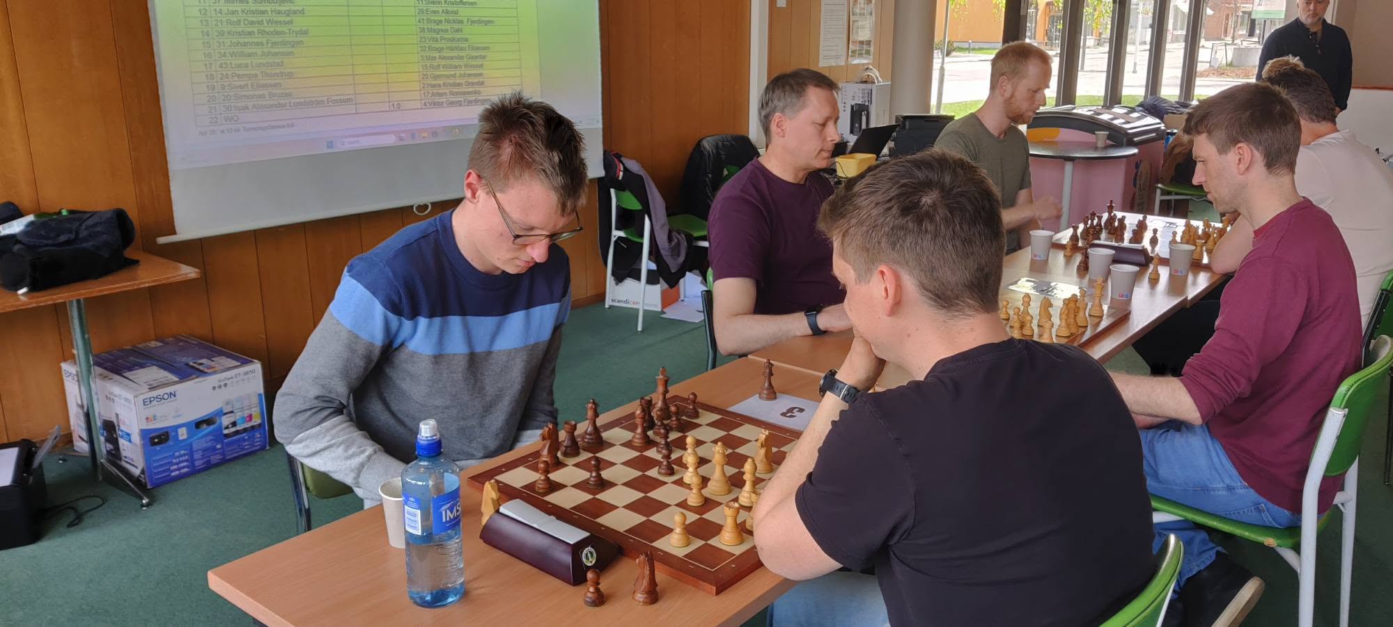 Club evening at Eiker Sjakklubb